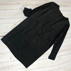 Paul Alexander Silk Shift Dress Rhinestone Sz 12